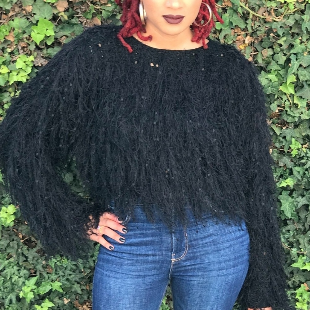 Fuzzy sweater